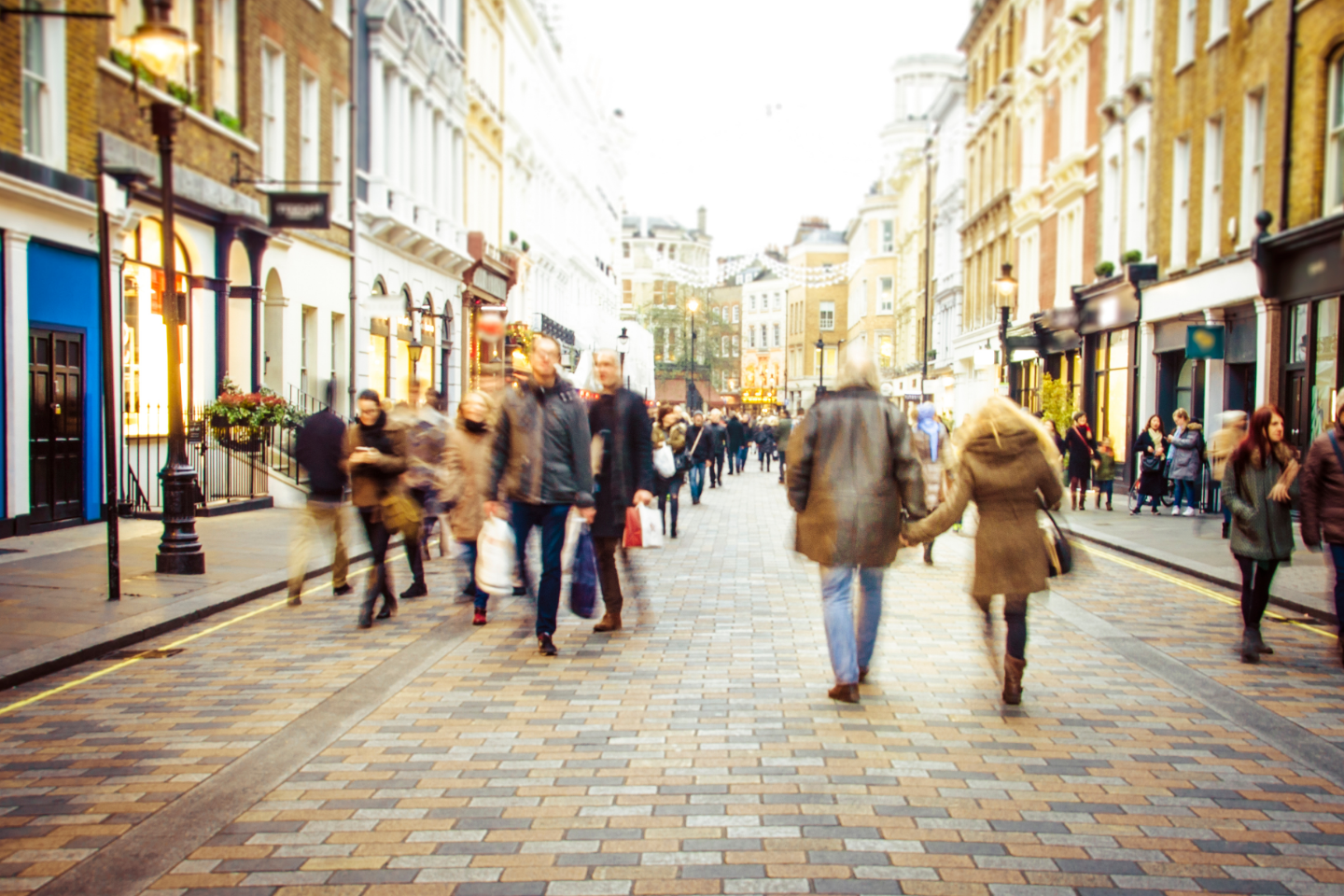 British city street