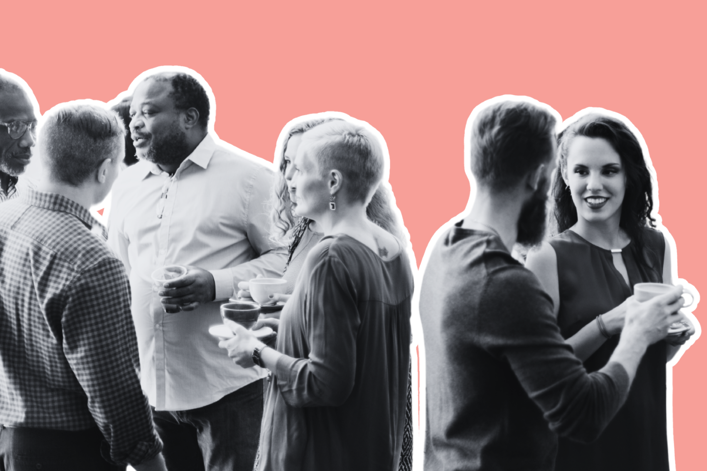 Group of people networking