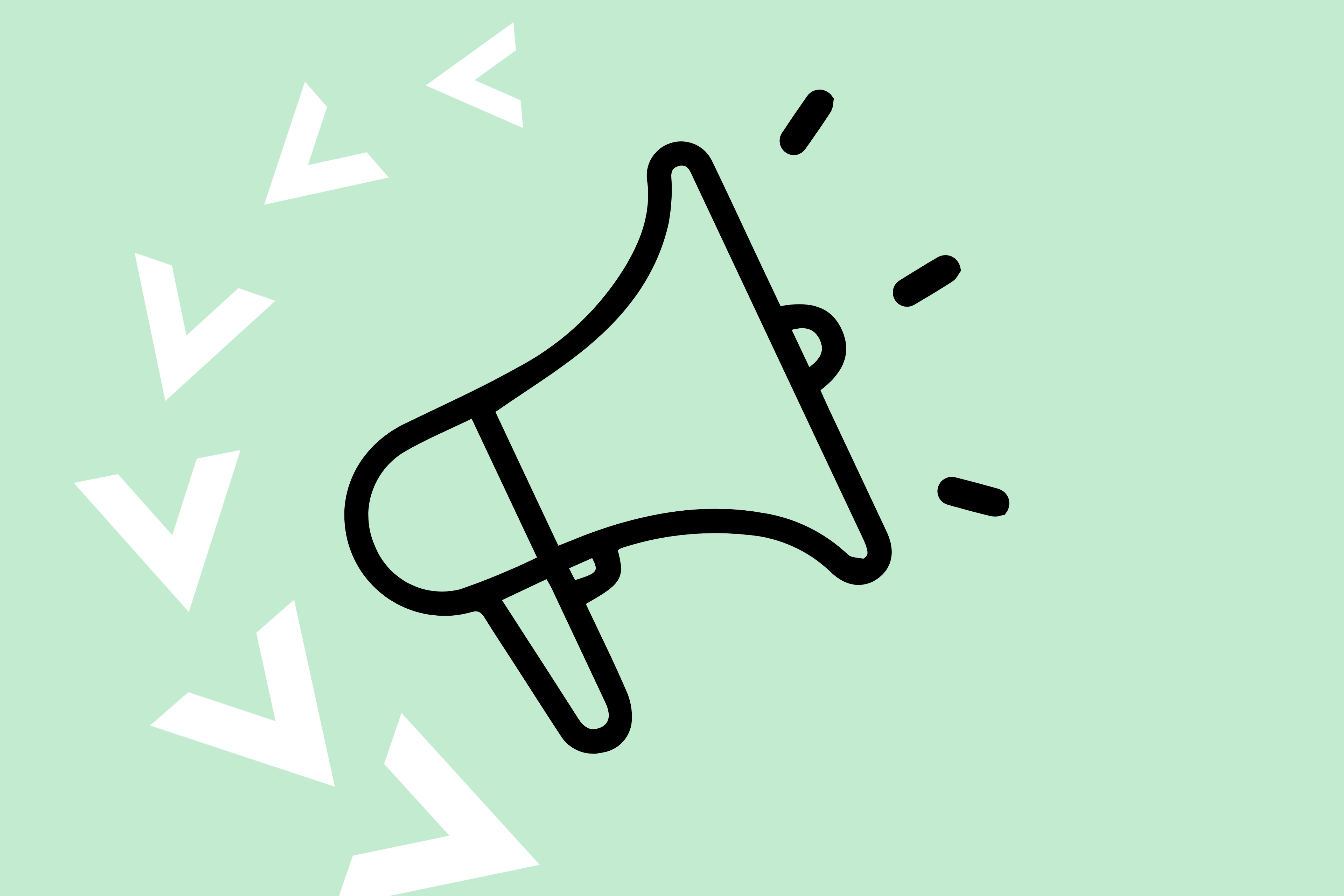 Line Graphic of Megaphone