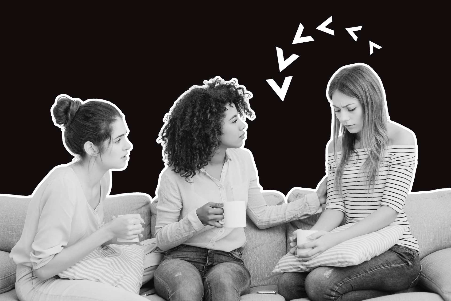 Three women concerned