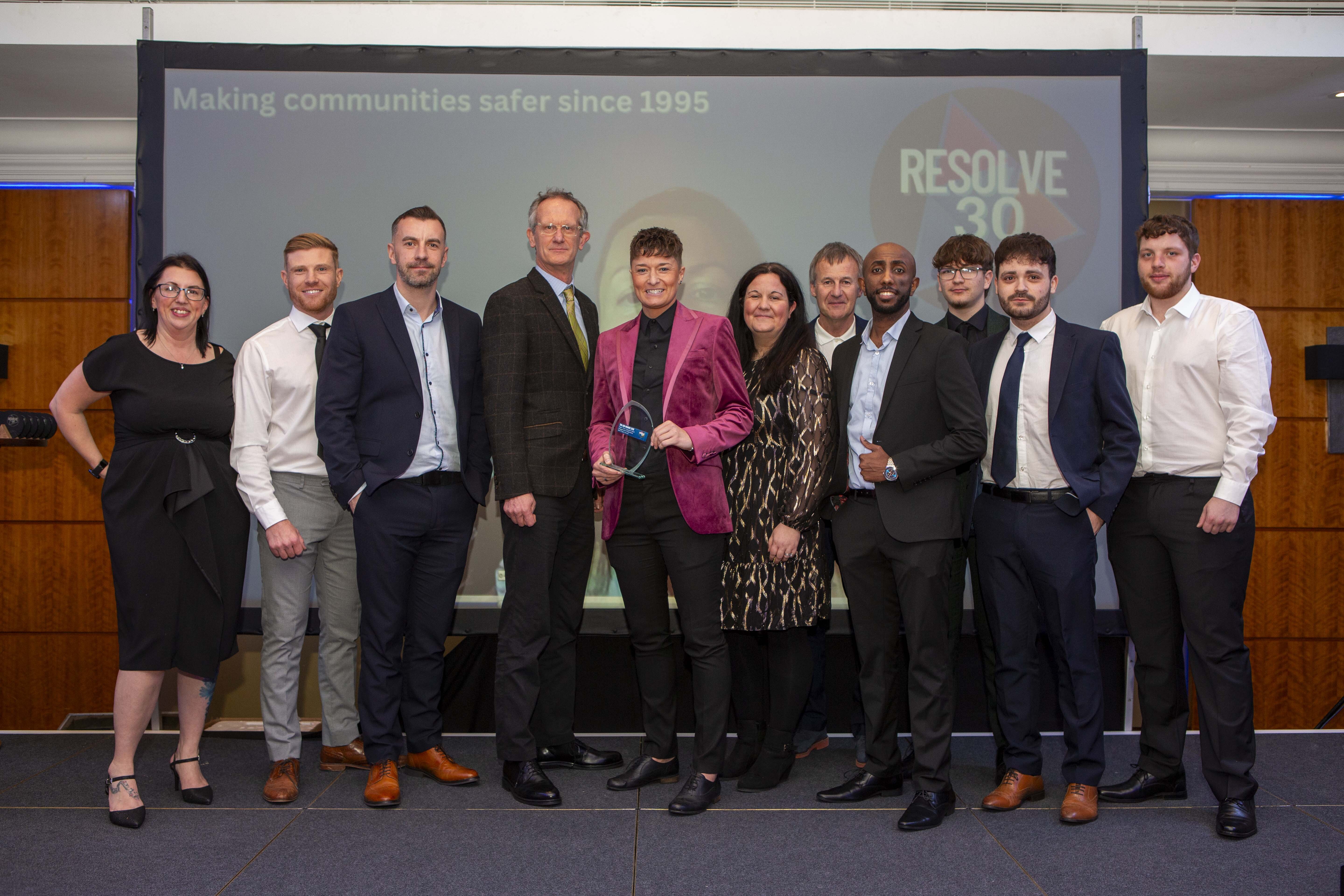 Tigers Trust Engagement Team Receiving Award