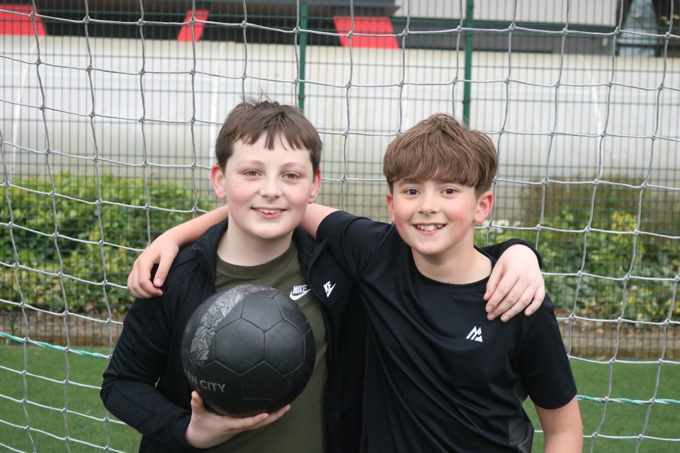 Two young participants at Tigers Trust